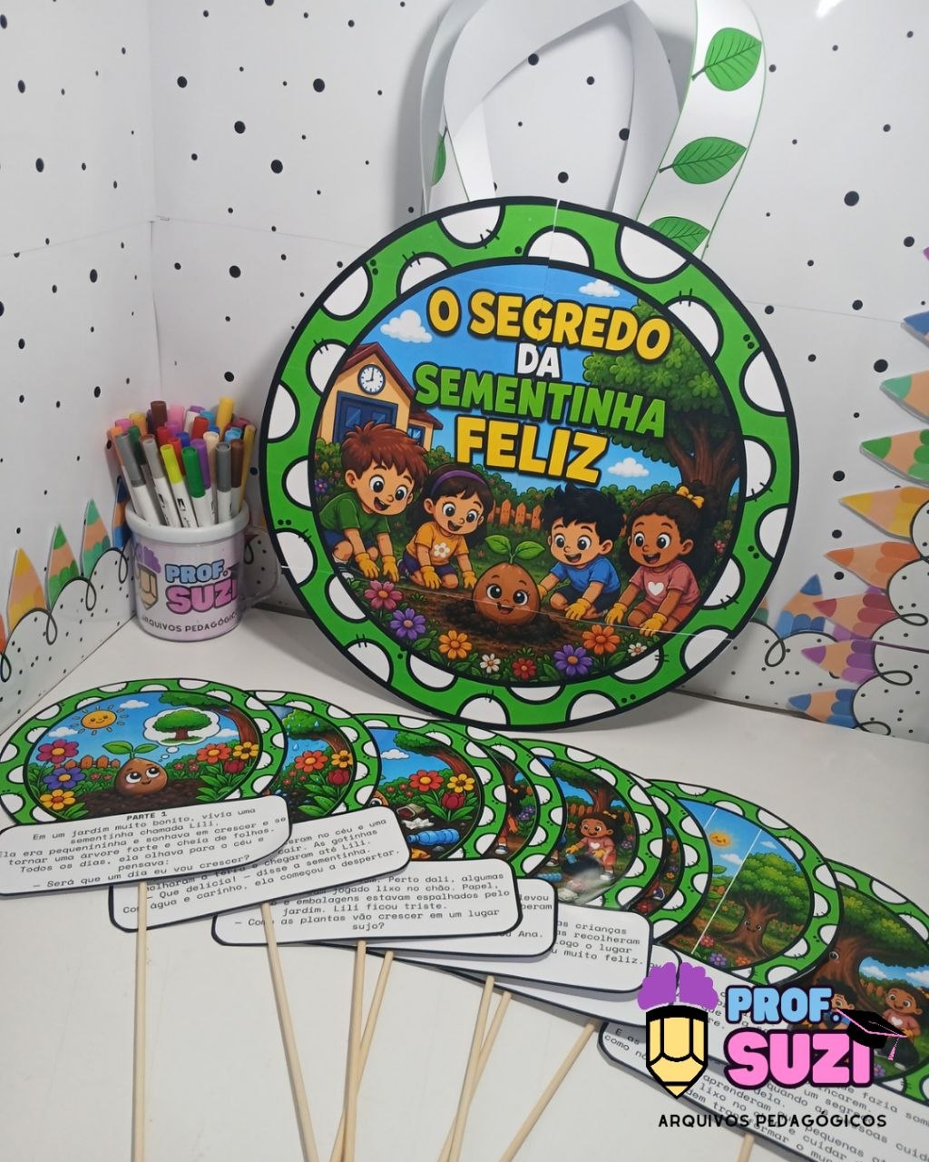 🌱👜 SACOLA LITERÁRIA – O SEGREDO DA SEMENTINHA FELIZ 👜🌱