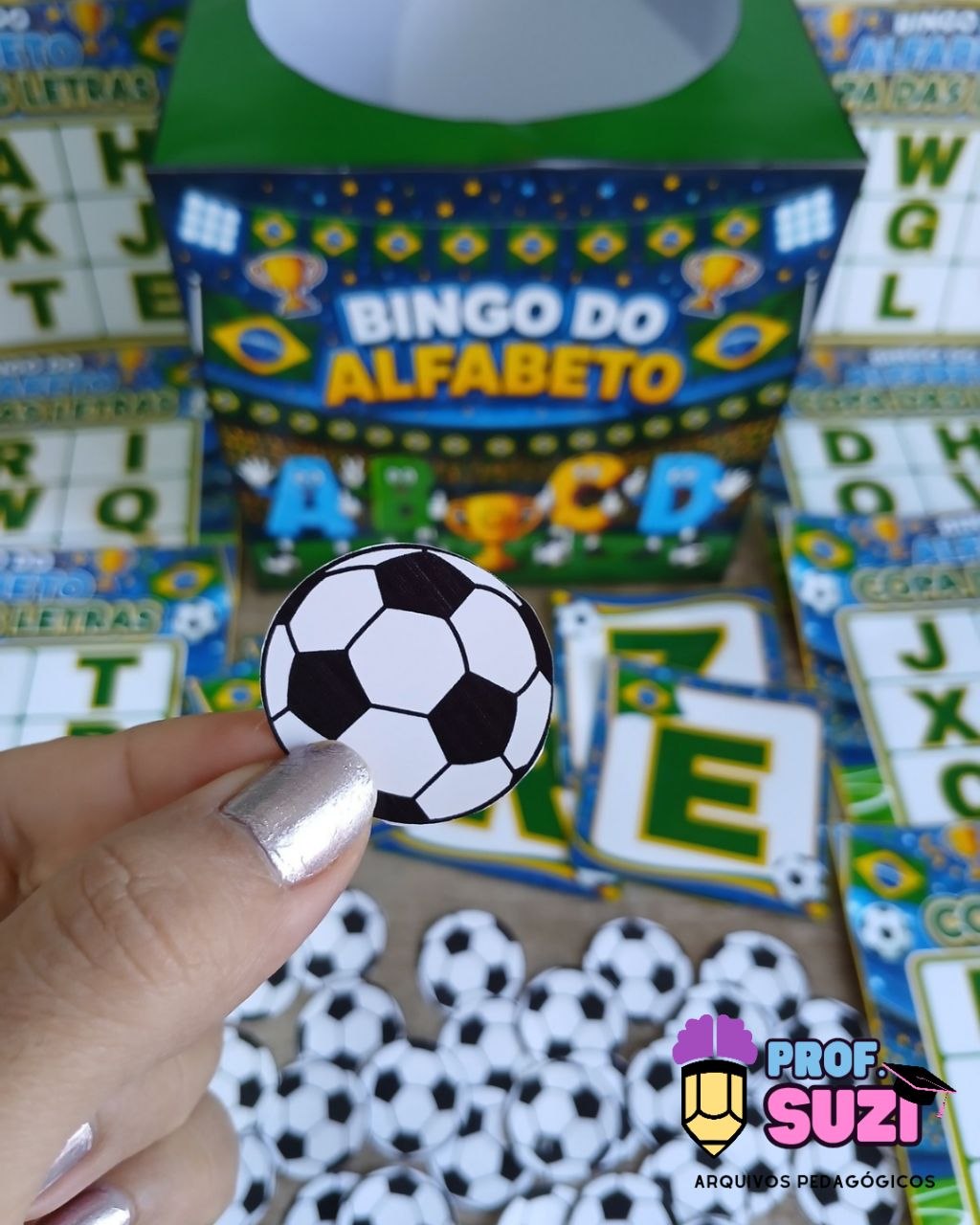 🏆⚽ BINGO DO ALFABETO – COPA DAS LETRAS ⚽🏆 - Imagem 7