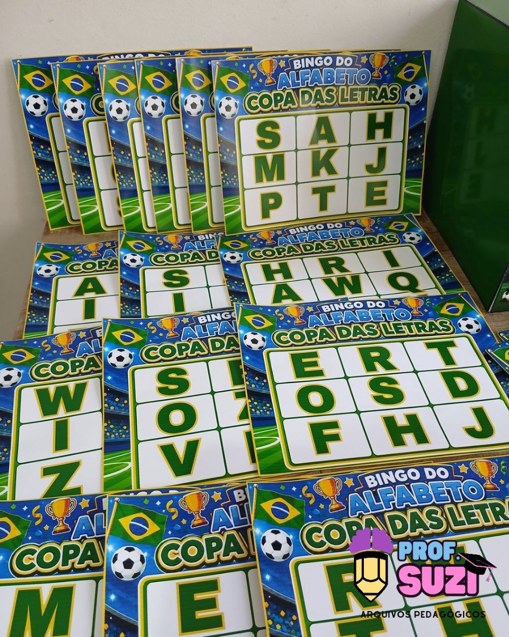 🏆⚽ BINGO DO ALFABETO – COPA DAS LETRAS ⚽🏆 - Imagem 4