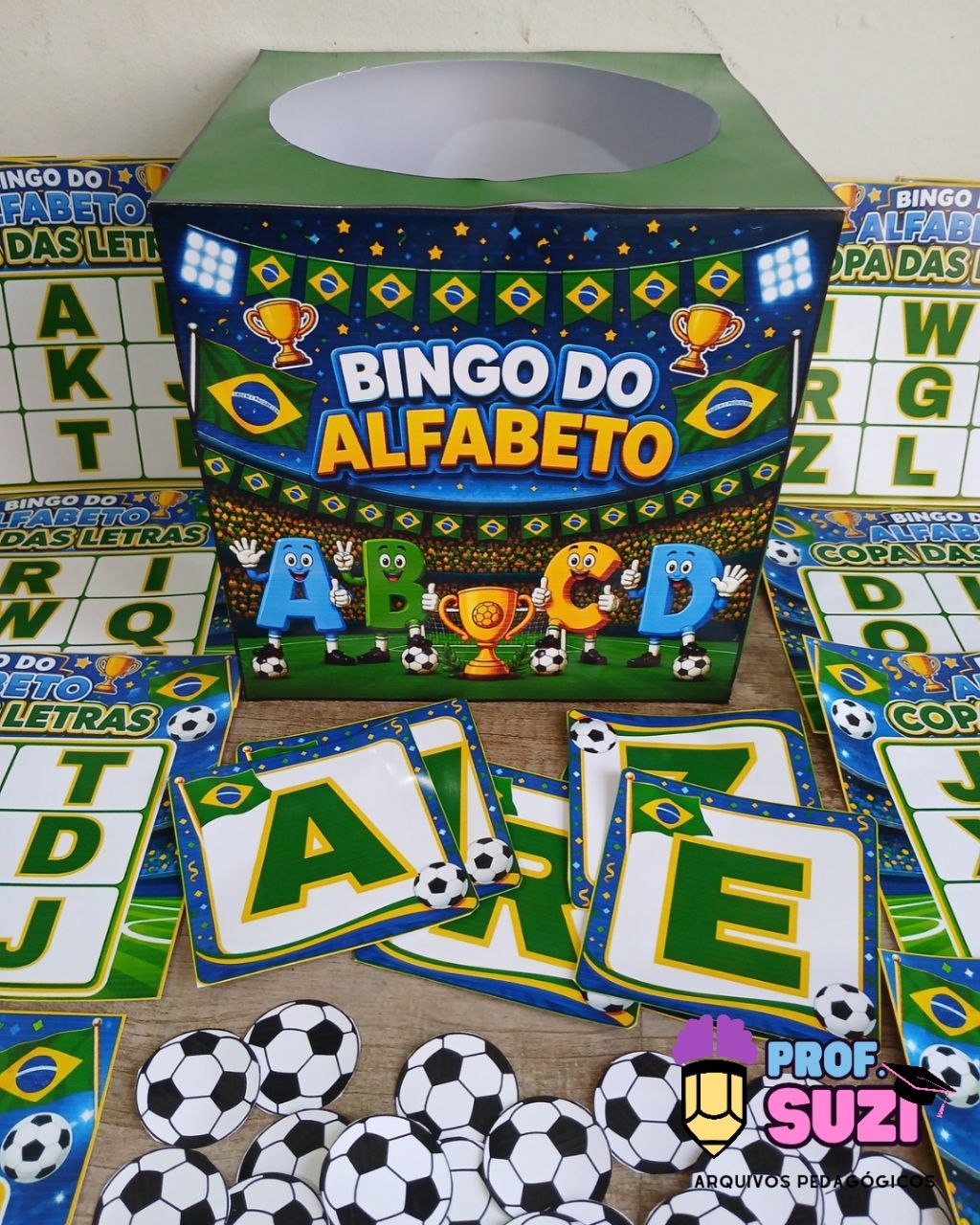 🏆⚽ BINGO DO ALFABETO – COPA DAS LETRAS ⚽🏆 - Imagem 6