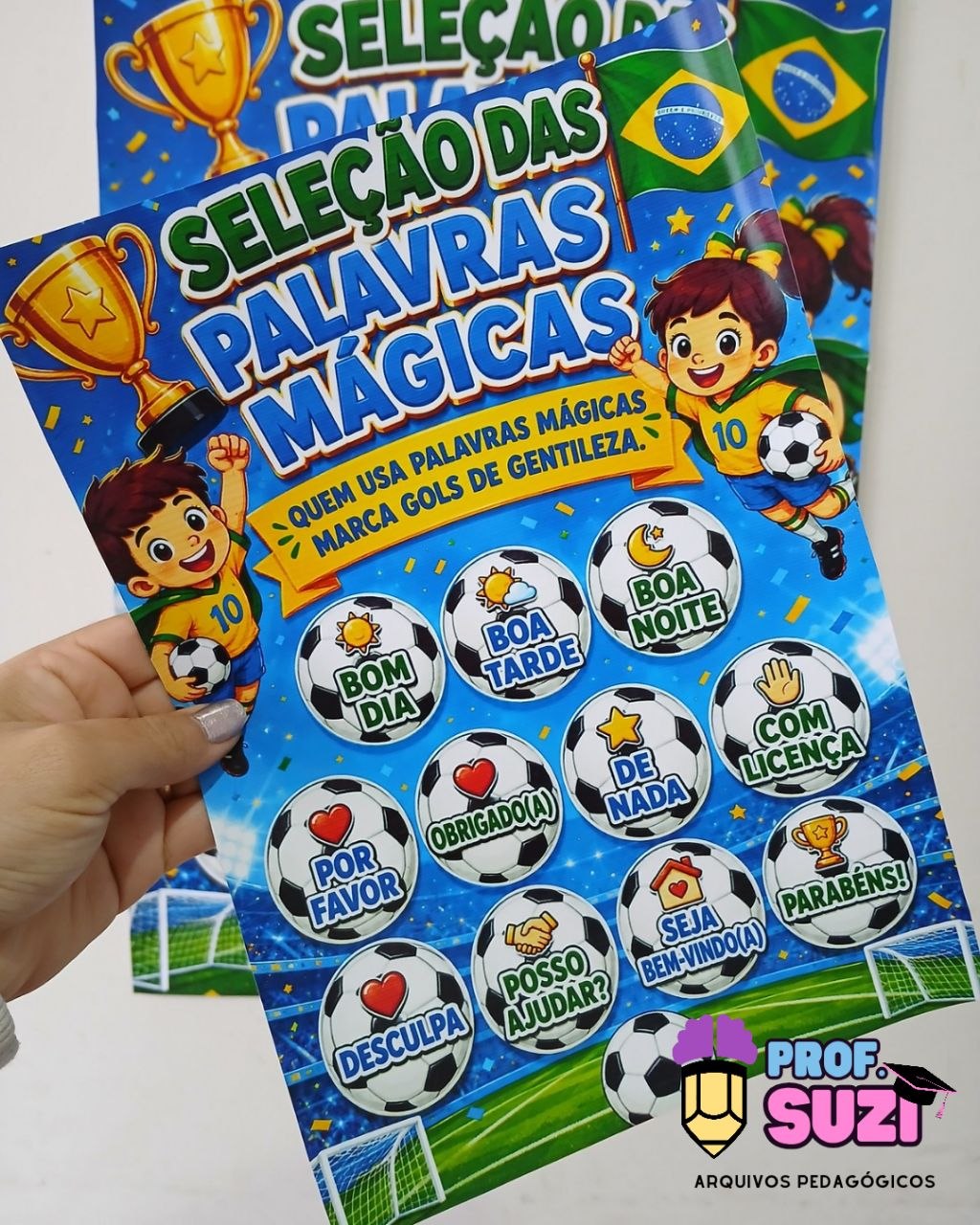 🏆⚽ CARTAZ – SELEÇÃO DAS PALAVRAS MÁGICAS ⚽🏆 - Imagem 3
