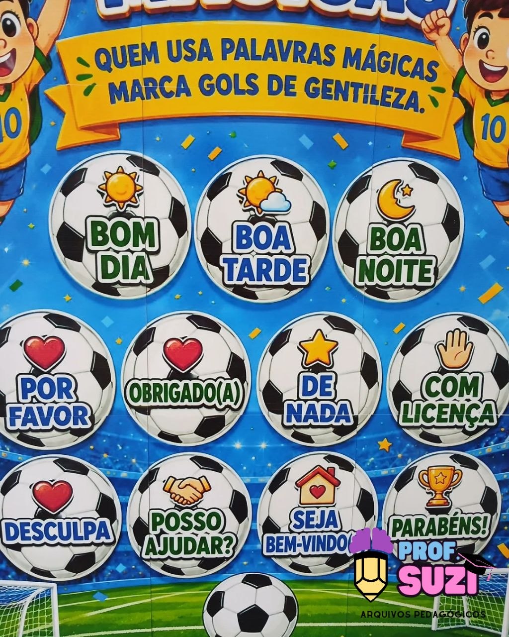 🏆⚽ CARTAZ – SELEÇÃO DAS PALAVRAS MÁGICAS ⚽🏆 - Imagem 2