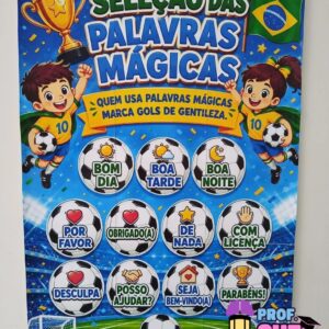 🏆⚽ CARTAZ – SELEÇÃO DAS PALAVRAS MÁGICAS ⚽🏆