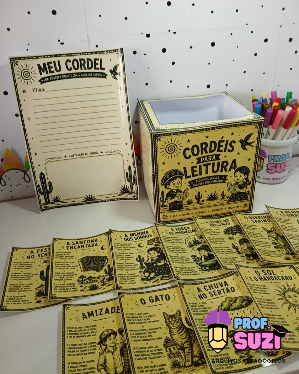 CAIXA DOS CORDÉIS PARA LEITURA 📚🌵 - Imagem 3
