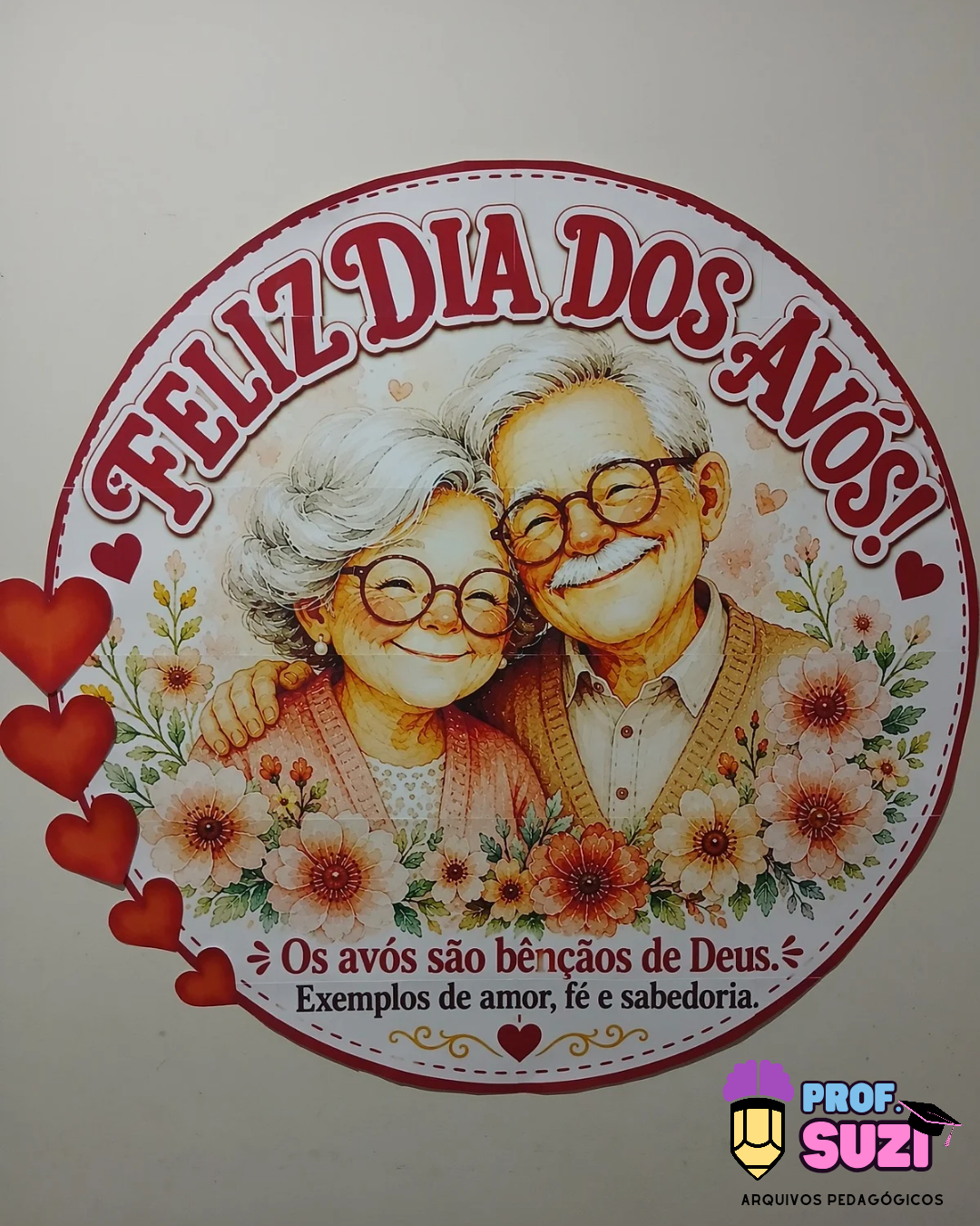 PAINEL REDONDO DIA DOS AVÓS - Imagem 2