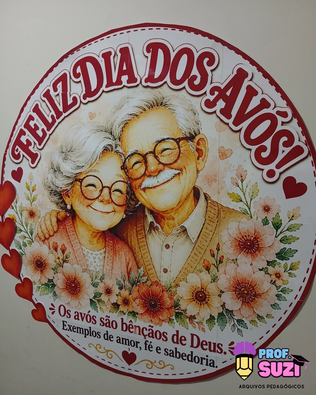 PAINEL REDONDO DIA DOS AVÓS - Imagem 4