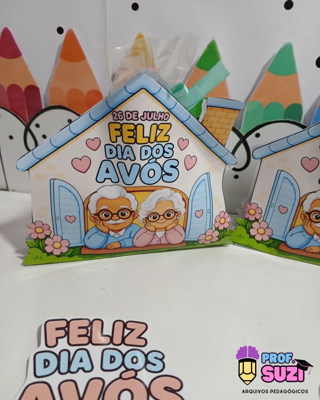 Lembrancinhas Dia dos Avós – Chá, Carinho e Amor - Imagem 8