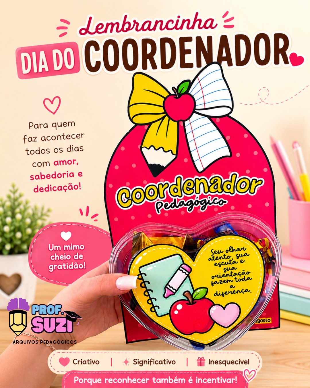 LEMBRANCINHA DIA DO COORDENADOR PEDAGÓGICO