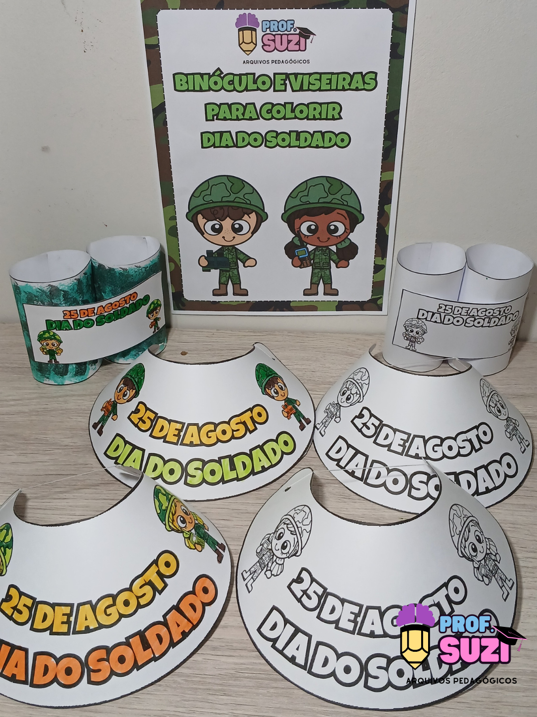 MINI KIT VISEIRAS E BINÓCULO DIA DO SOLDADO