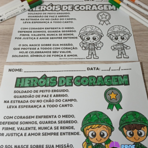 ATIVIDADES DIA DO SOLDADO
