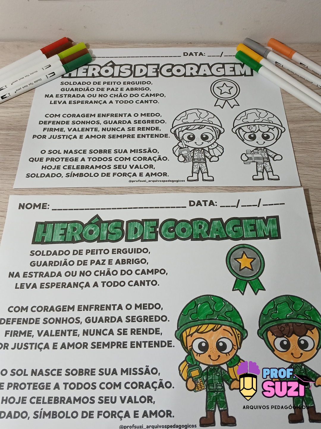 ATIVIDADES DIA DO SOLDADO