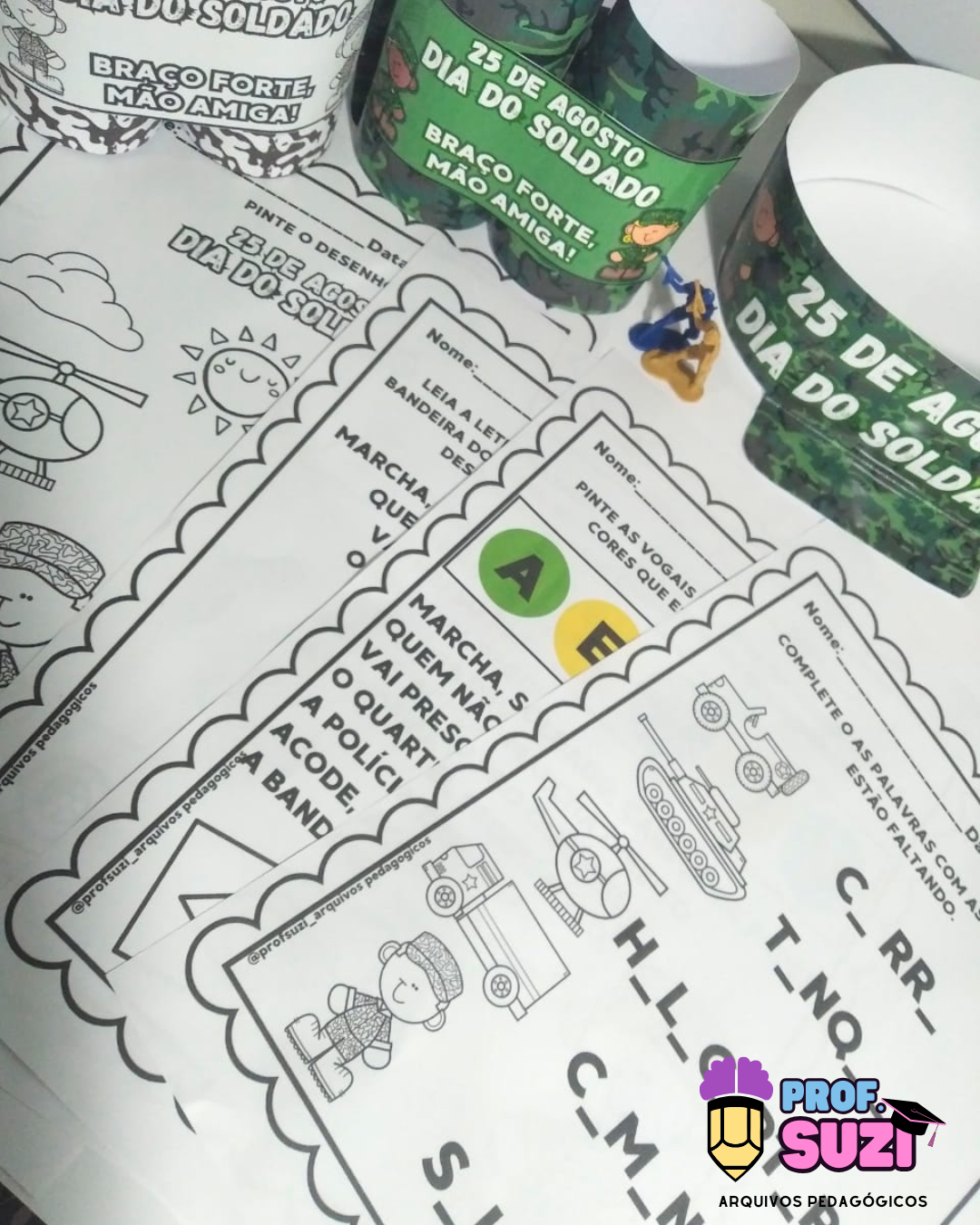 KIT DE ATIVIDADES DIA DO SOLDADO - Imagem 7