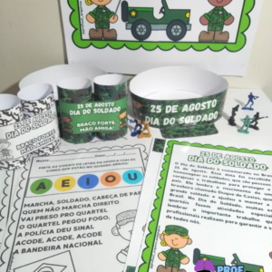 KIT DE ATIVIDADES DIA DO SOLDADO