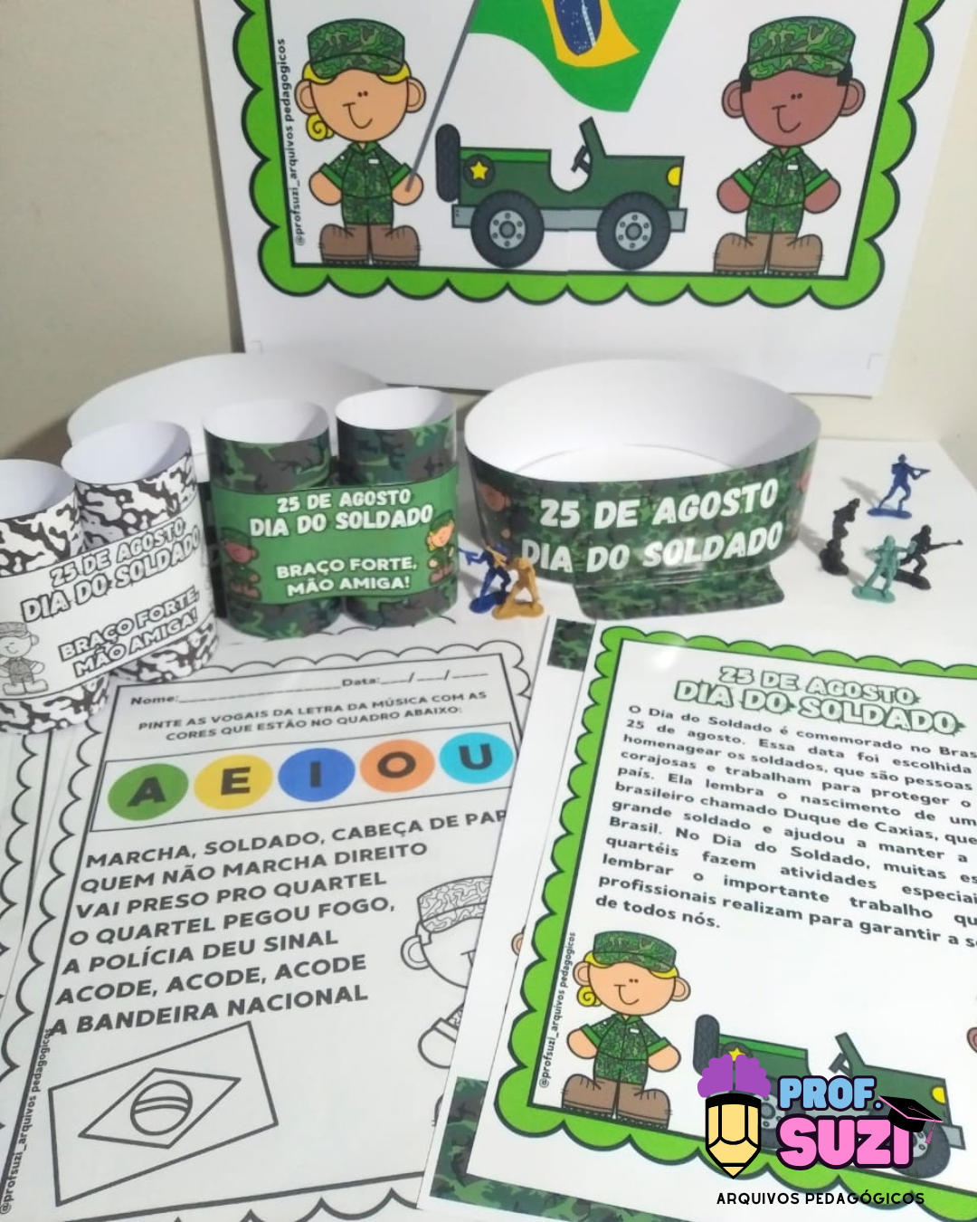 KIT DE ATIVIDADES DIA DO SOLDADO