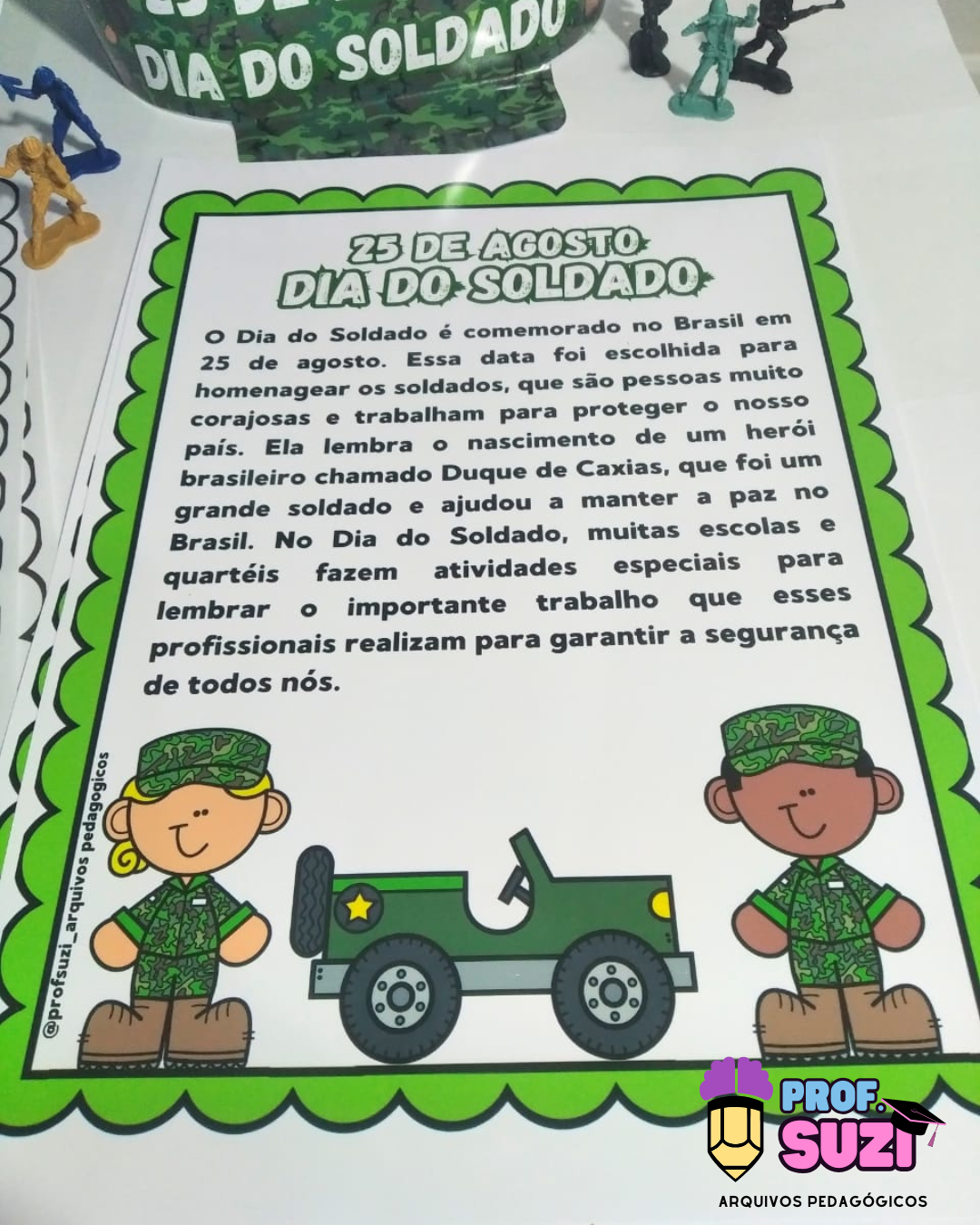 KIT DE ATIVIDADES DIA DO SOLDADO - Imagem 3