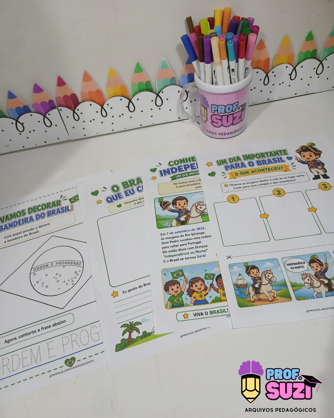 Kit Semana da Pátria Interativo - Atividades para Educação Infantil - Imagem 12