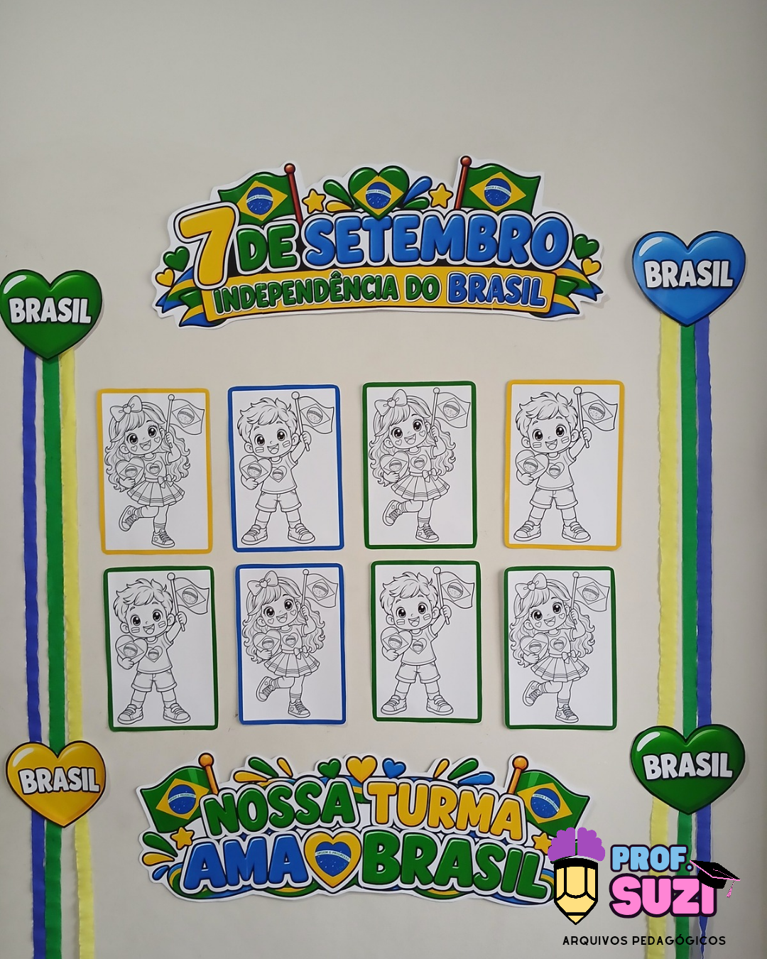 Kit Semana da Pátria Interativo - Atividades para Educação Infantil