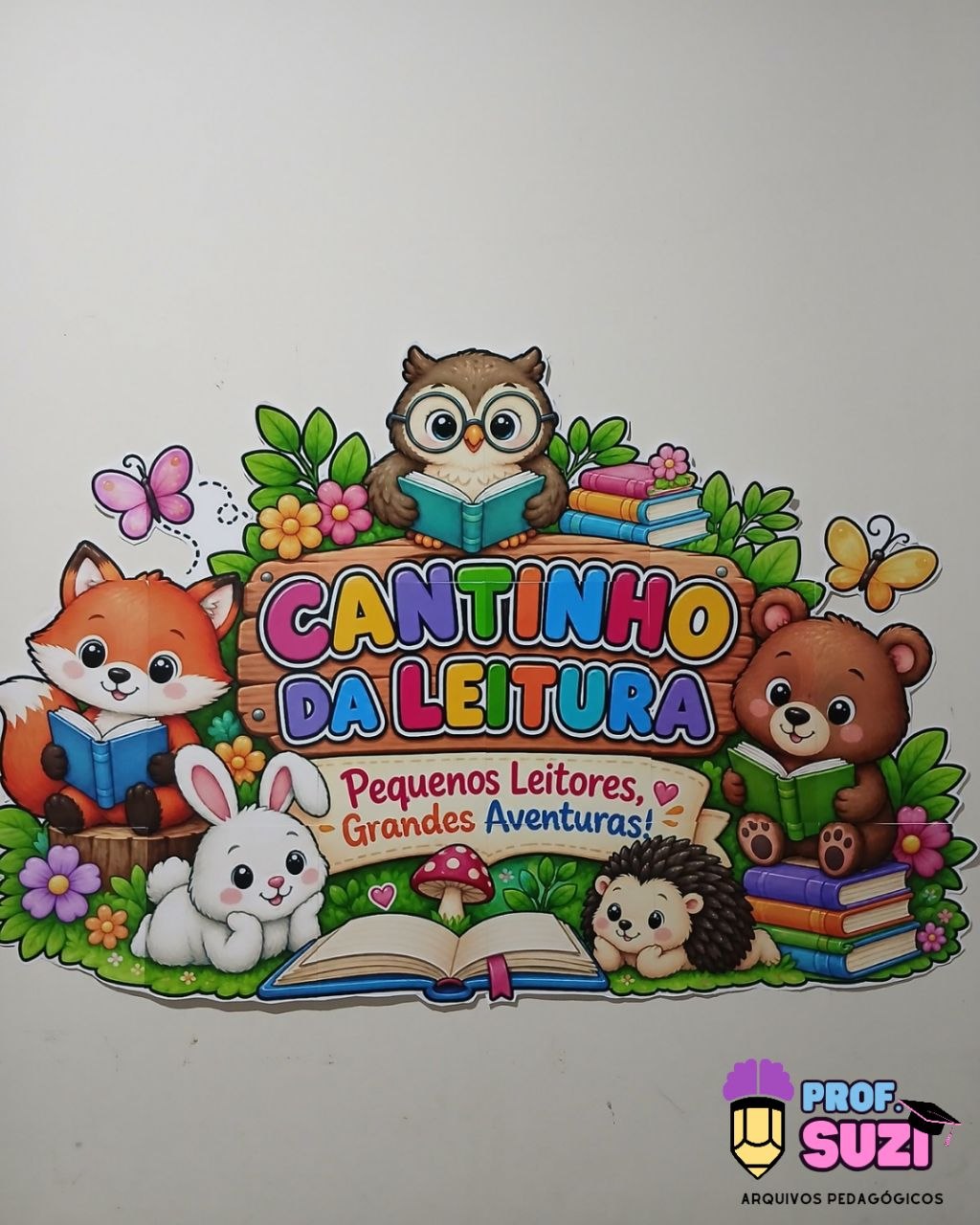 KIT CANTINHO DA LEITURA — FLORESTA ENCANTADA 🦊🌳 - Imagem 2