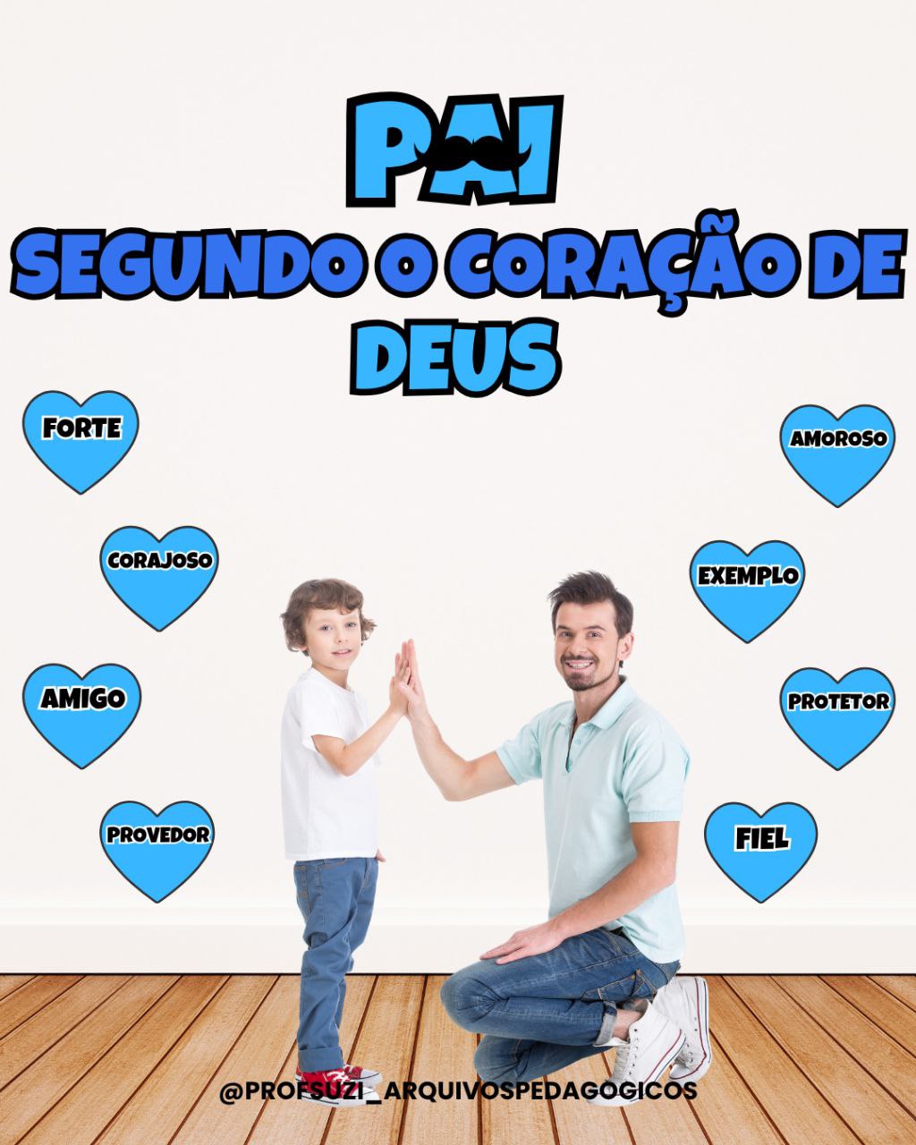 Painel “Pai Segundo o Coração de Deus”