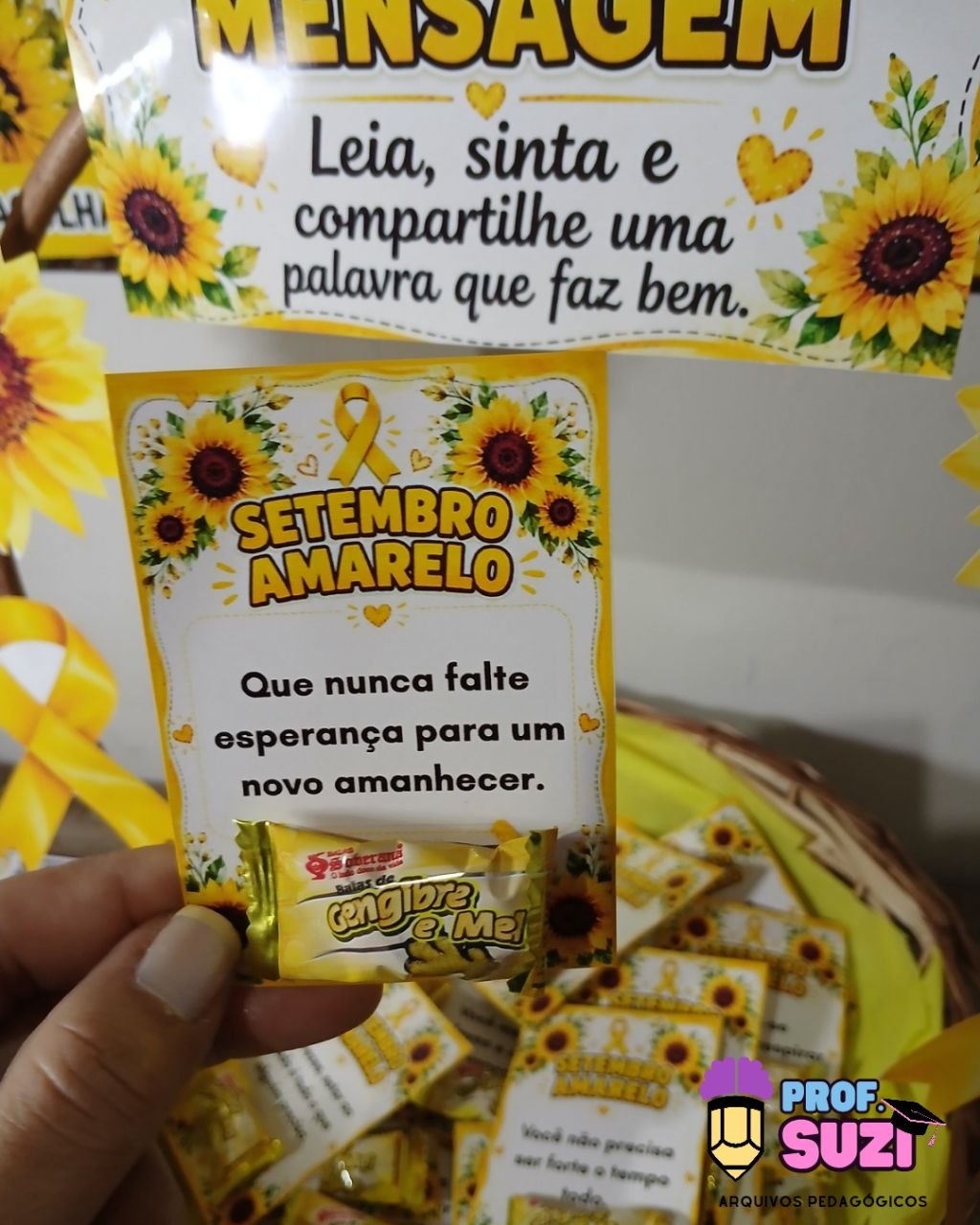 Kit Setembro Amarelo – Escutar é Estar Presente 🌻💛 - Imagem 8