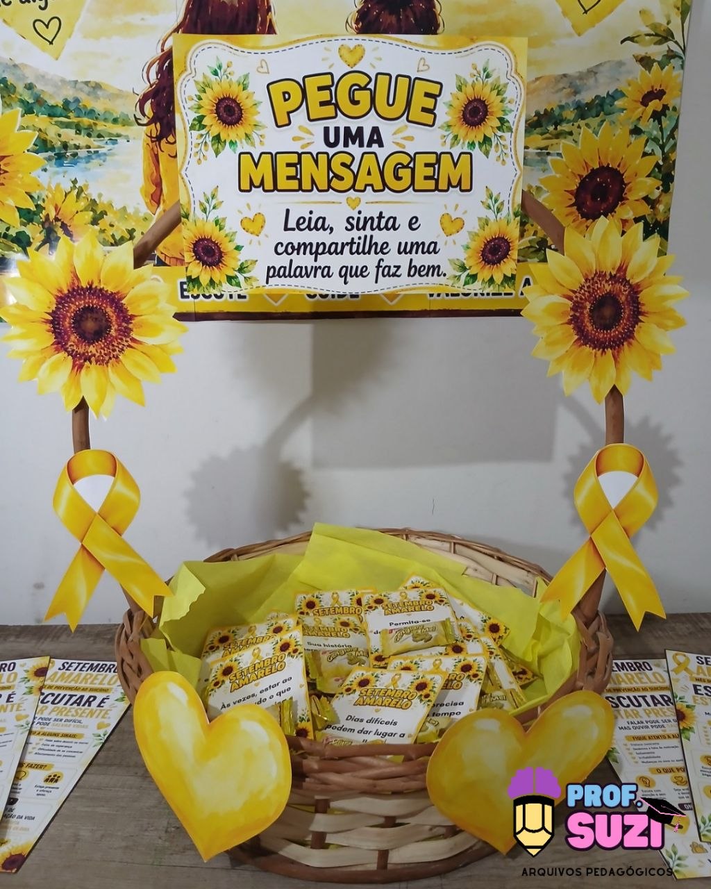 Kit Setembro Amarelo – Escutar é Estar Presente 🌻💛 - Imagem 2