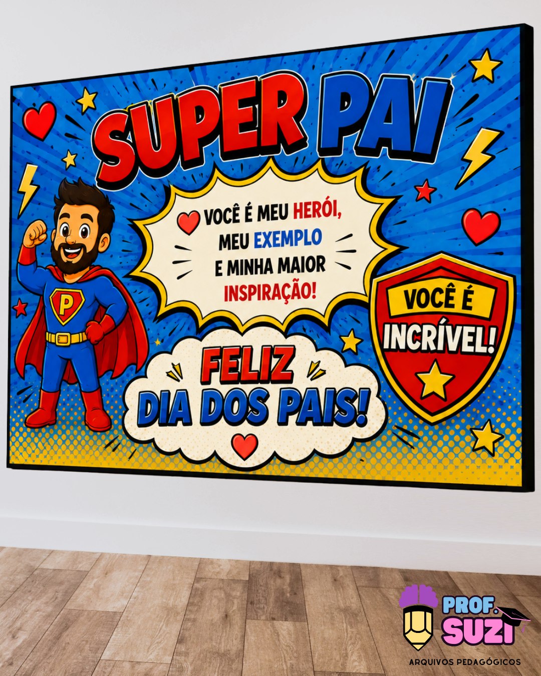 Painel Super Pai – Feliz Dia dos Pais - Imagem 2