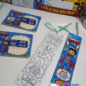 🦸♂️ Kit Lembrancinhas Dia dos Pais – Super Pai | Arquivo Digital PDF