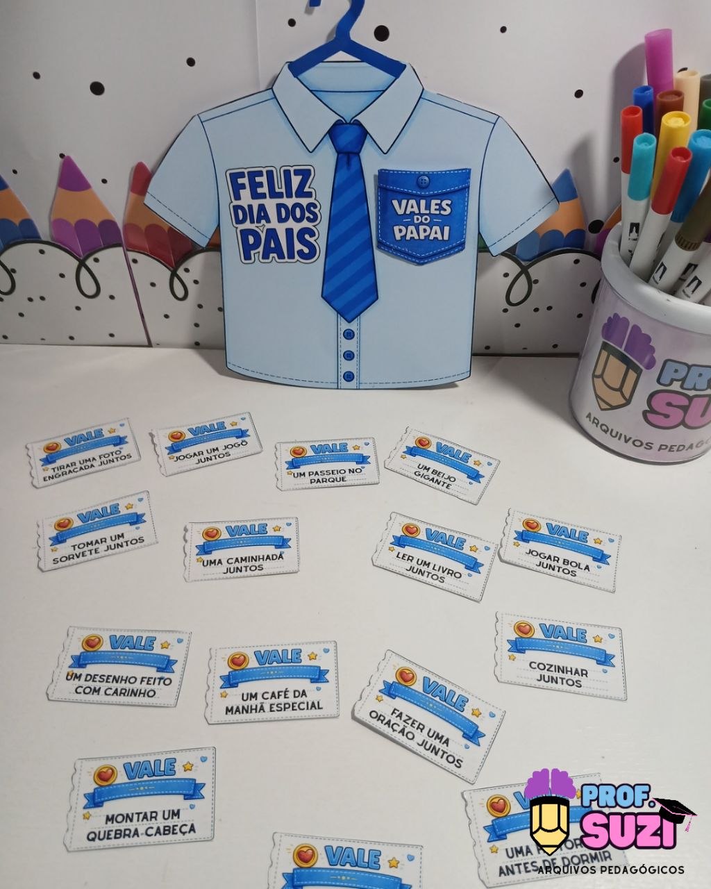 👔 Camisa do Papai com Vales do Papai – Lembrancinha para o Dia dos Pais - Imagem 5