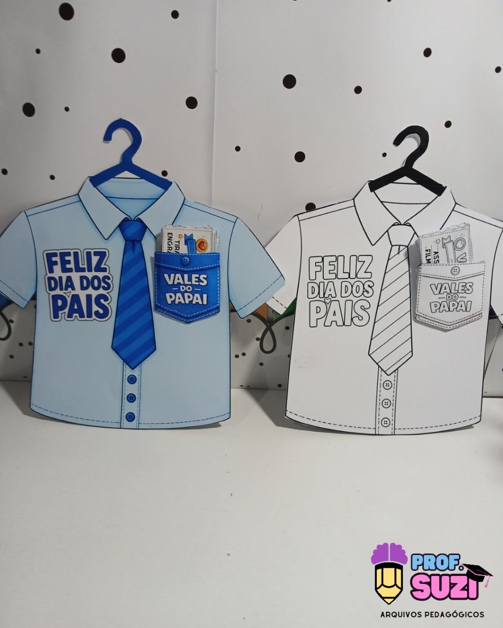 👔 Camisa do Papai com Vales do Papai – Lembrancinha para o Dia dos Pais - Imagem 2