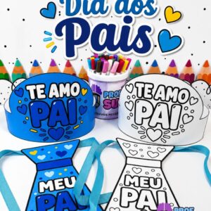 👑💙 Kit para Apresentação – Dia dos Pais