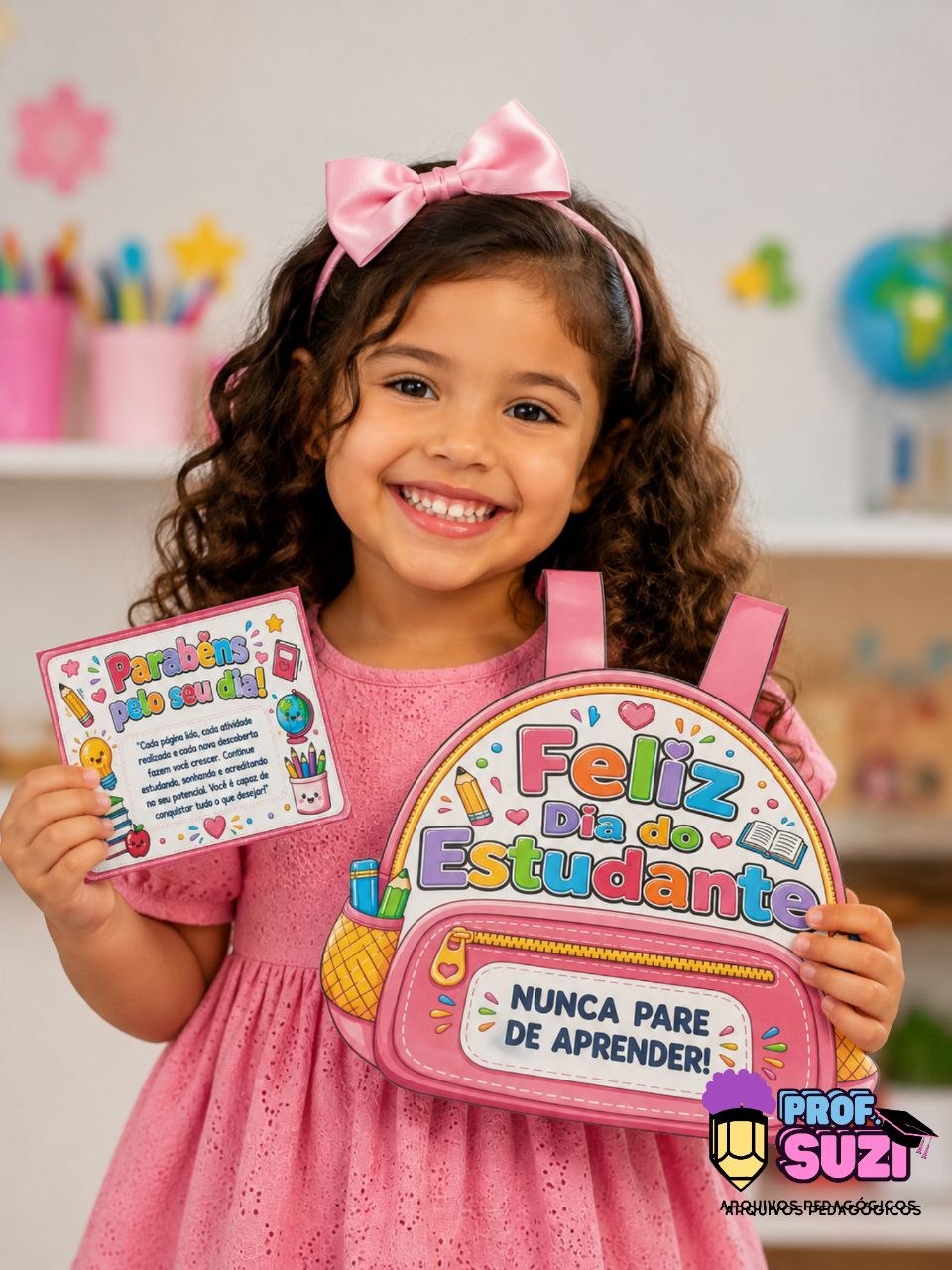 Lembrancinha Mochila Surpresa – Dia do Estudante - Imagem 2