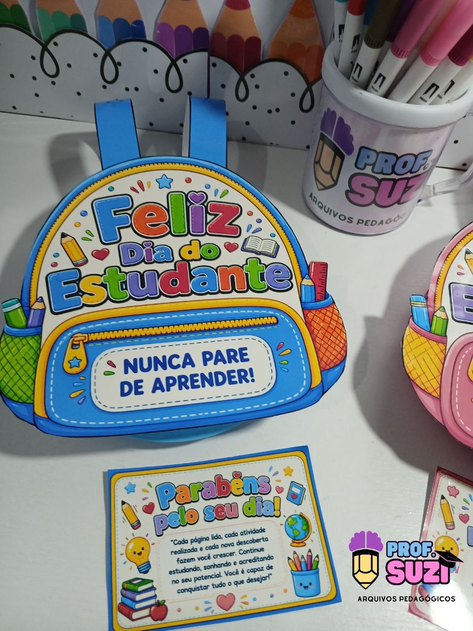 Lembrancinha Mochila Surpresa – Dia do Estudante - Imagem 8