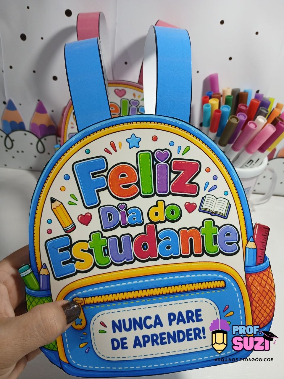 Lembrancinha Mochila Surpresa – Dia do Estudante - Imagem 6