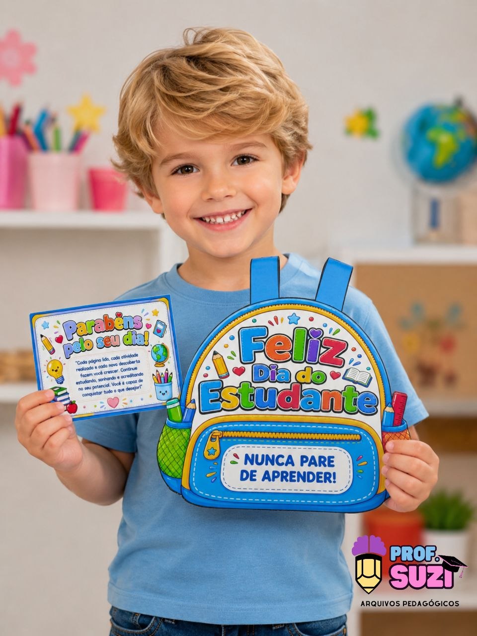 Lembrancinha Mochila Surpresa – Dia do Estudante - Imagem 3