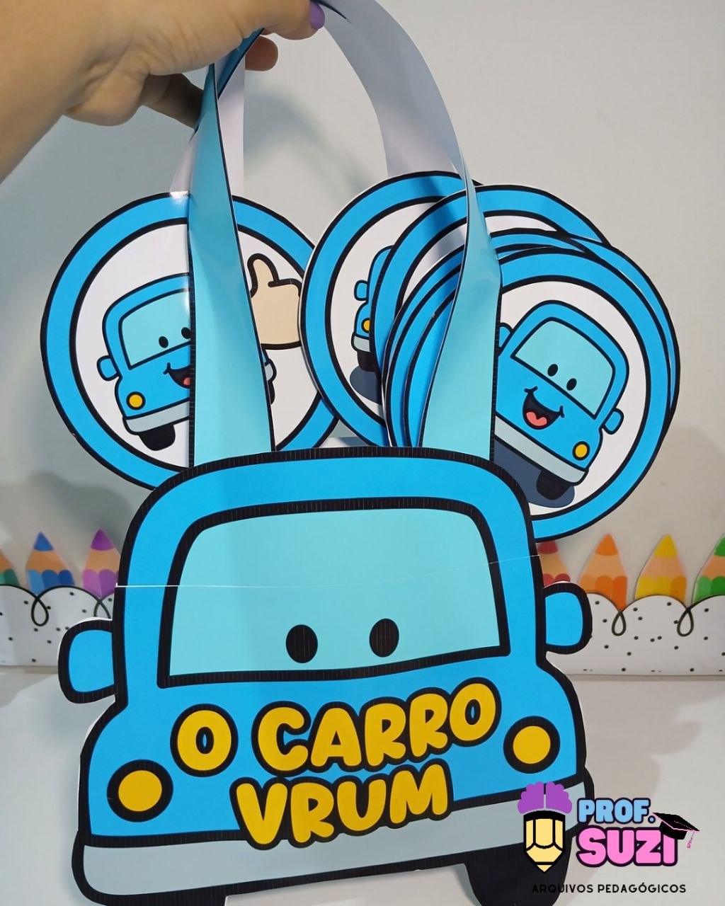 Arquivo Pedagógico Dia do Trânsito – O Carro Vrum + 4 Atividades BÔNUS - Imagem 3