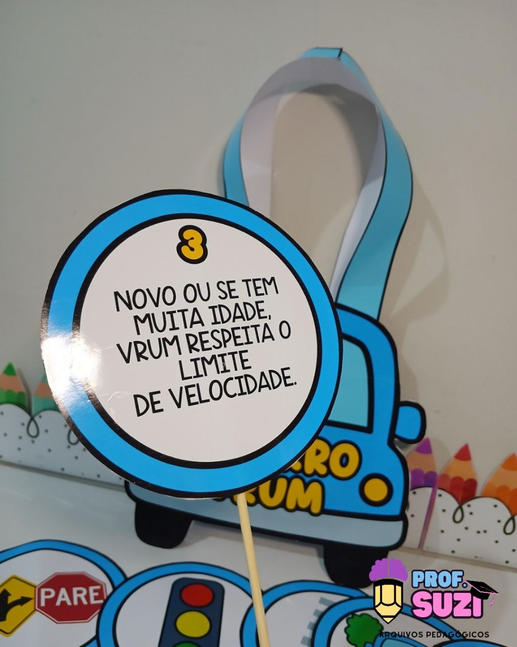 Arquivo Pedagógico Dia do Trânsito – O Carro Vrum + 4 Atividades BÔNUS - Imagem 9