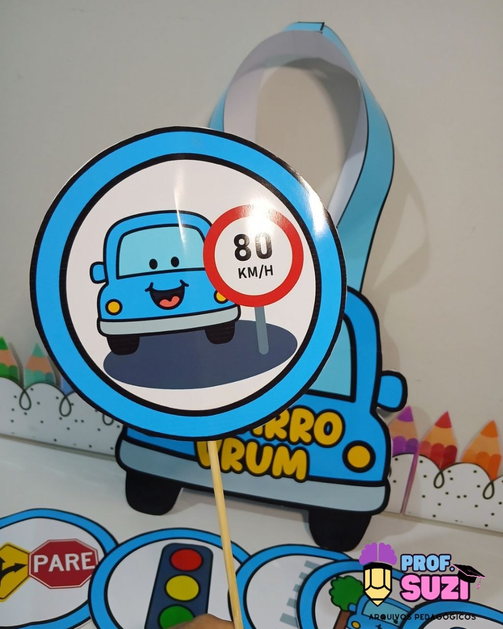 Arquivo Pedagógico Dia do Trânsito – O Carro Vrum + 4 Atividades BÔNUS - Imagem 7