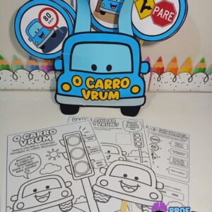 Arquivo Pedagógico Dia do Trânsito – O Carro Vrum + 4 Atividades BÔNUS