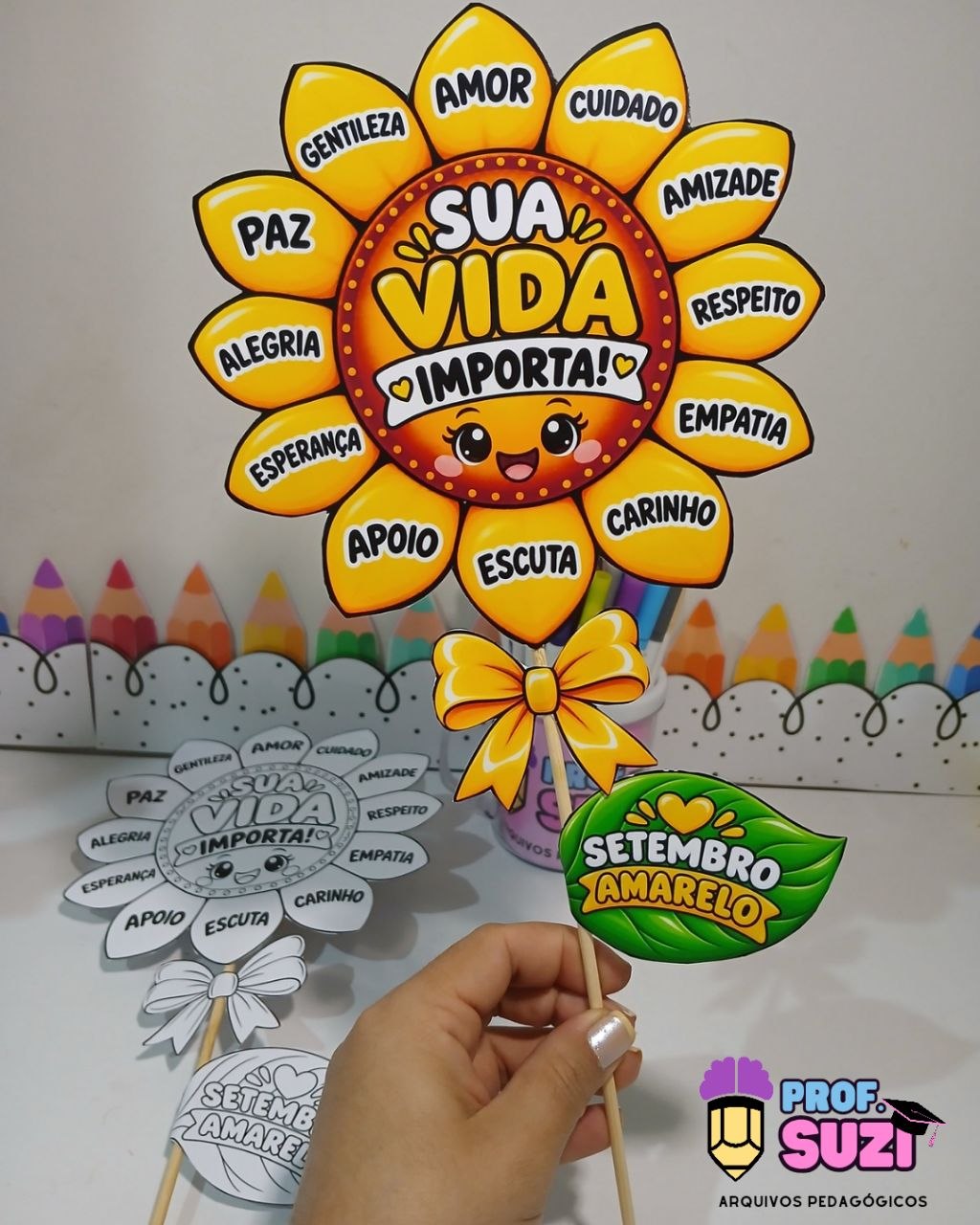 Girassol Setembro Amarelo — Sua Vida Importa! - Imagem 4