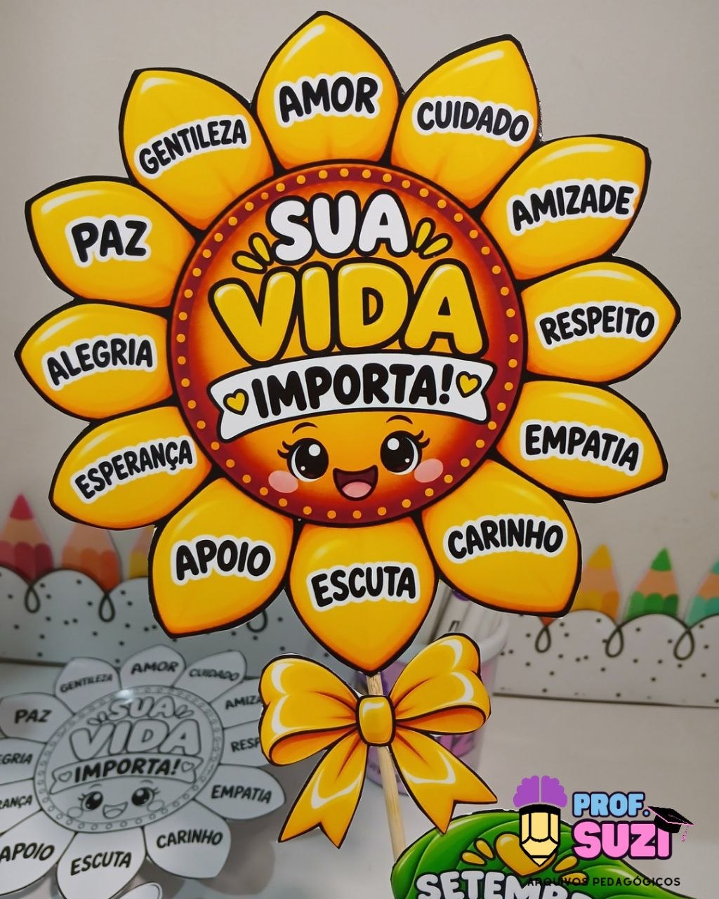 Girassol Setembro Amarelo — Sua Vida Importa! - Imagem 5