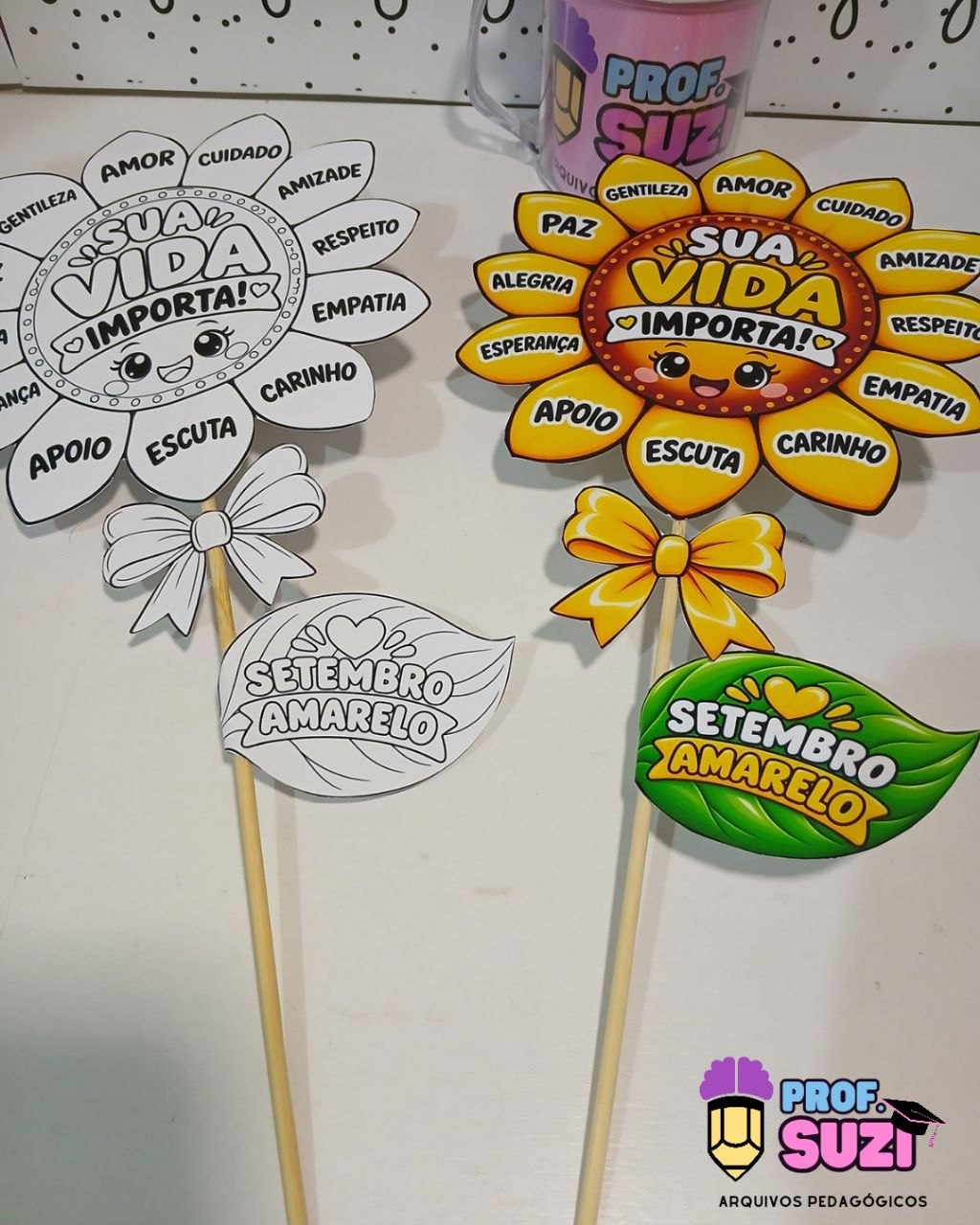 Girassol Setembro Amarelo — Sua Vida Importa! - Imagem 2