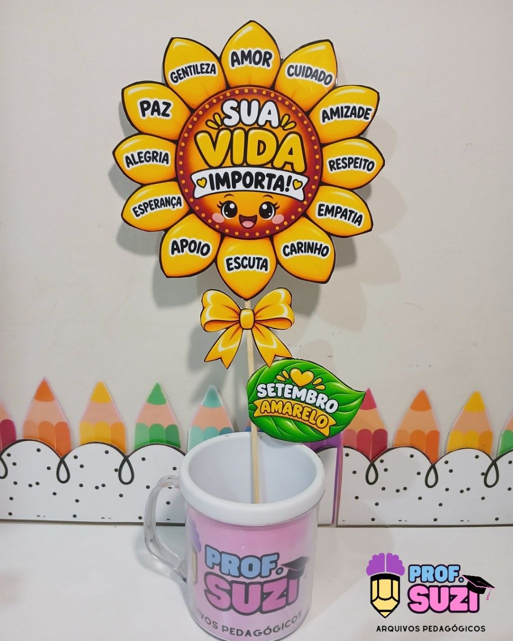 Girassol Setembro Amarelo — Sua Vida Importa! - Imagem 3