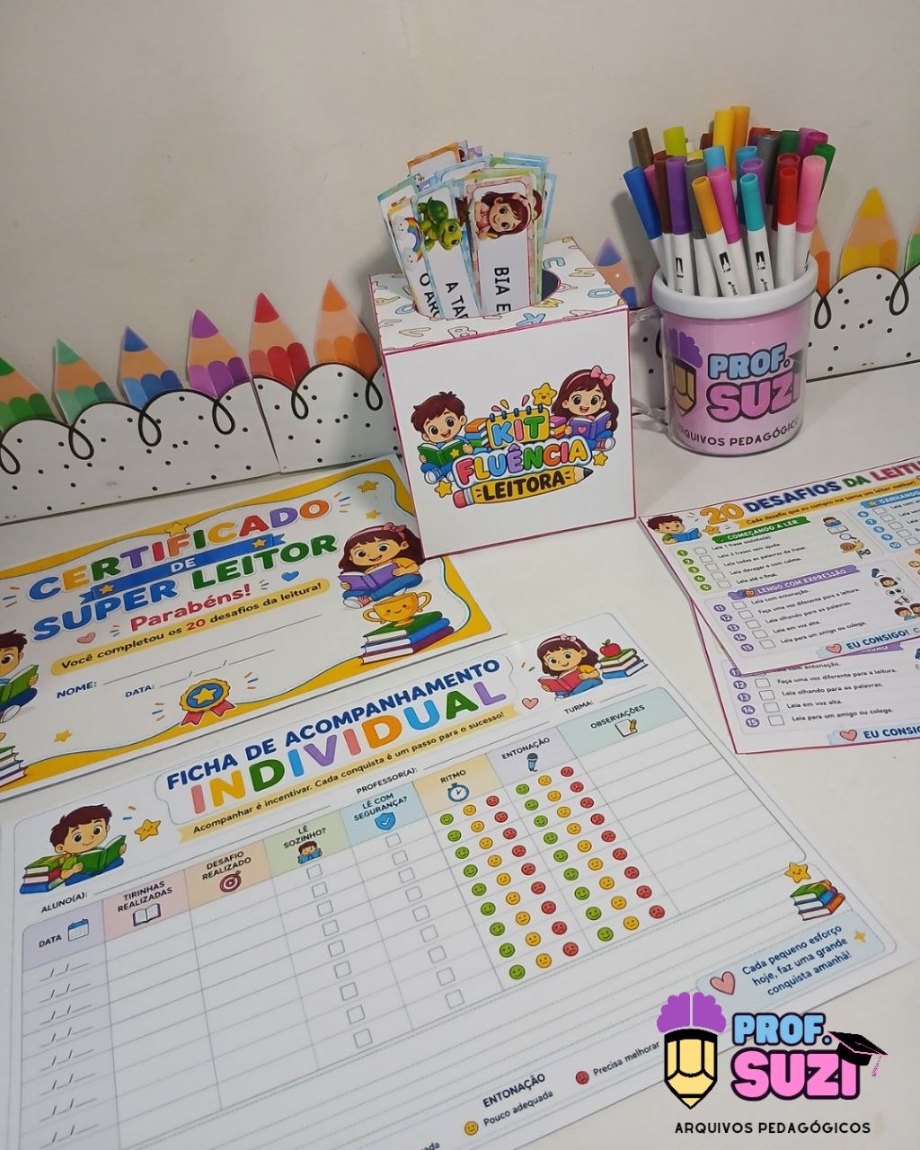 Kit Fluência Leitora – Frases | Material Pedagógico