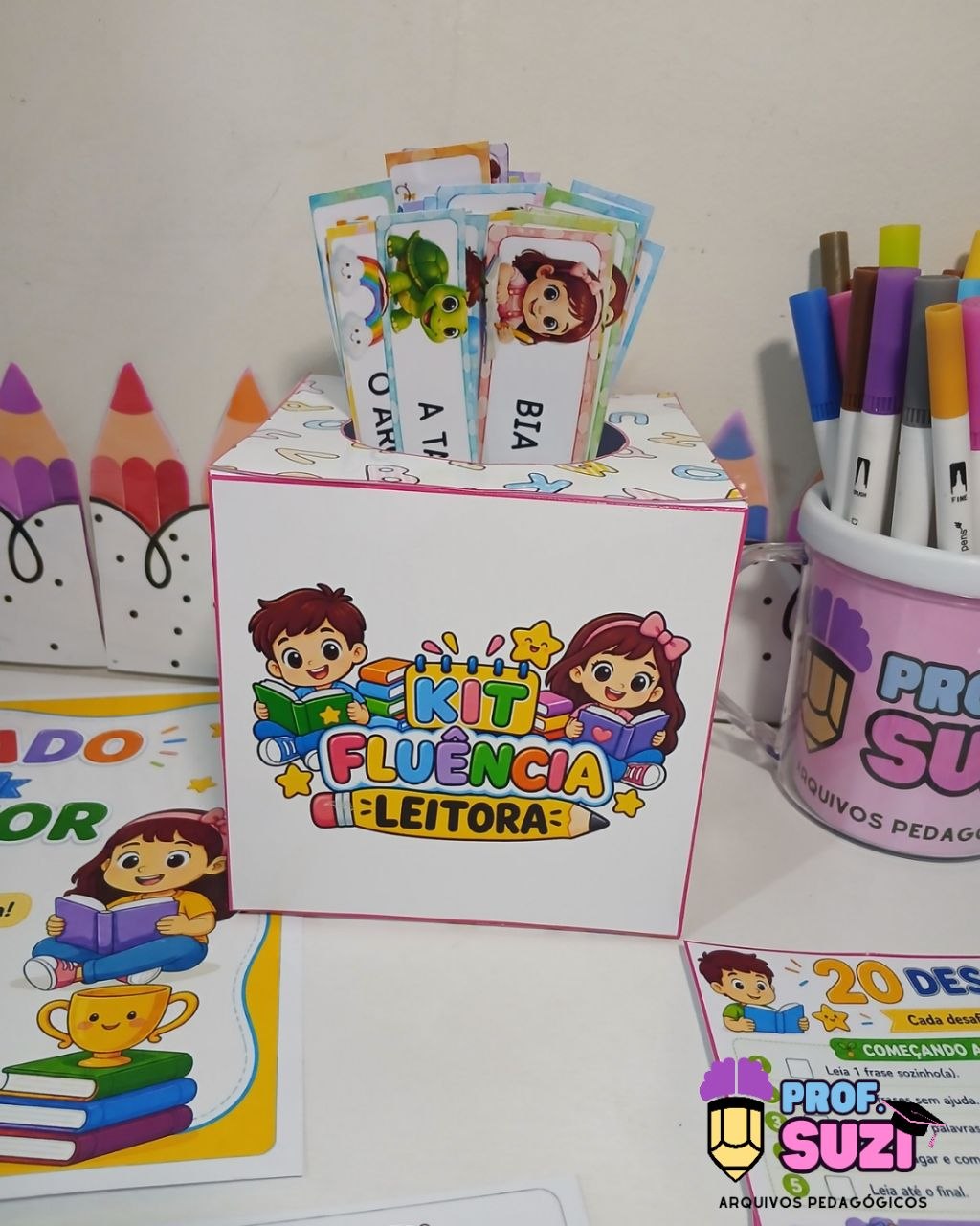 Kit Fluência Leitora – Frases | Material Pedagógico - Imagem 3