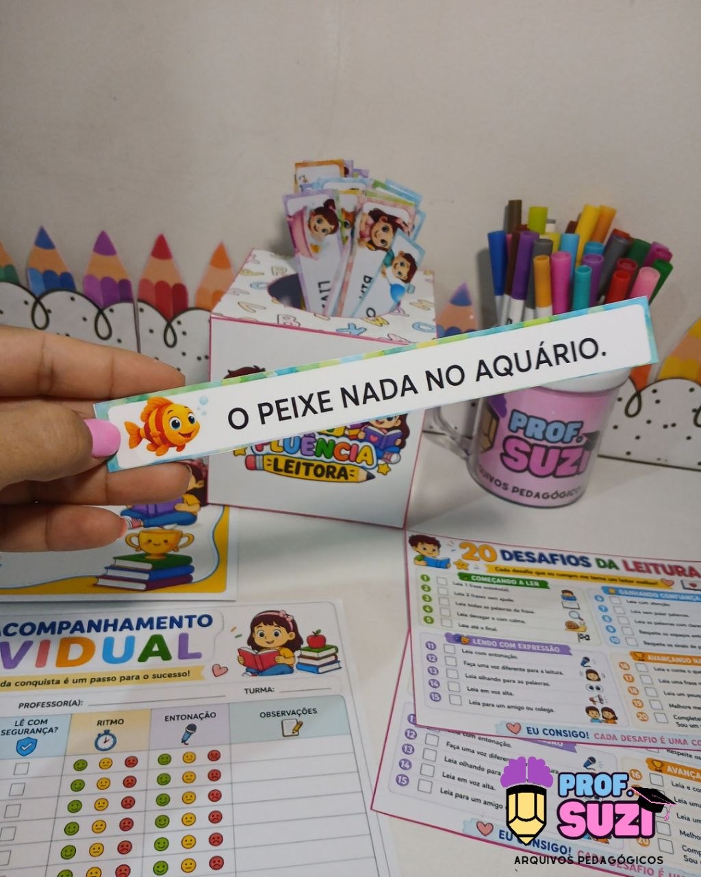 Kit Fluência Leitora – Frases | Material Pedagógico - Imagem 6