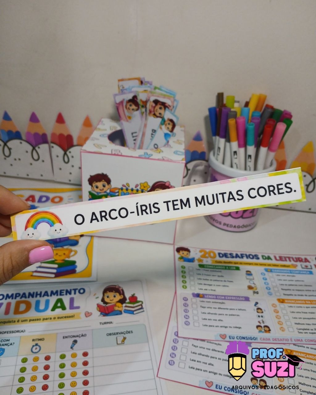 Kit Fluência Leitora – Frases | Material Pedagógico - Imagem 5