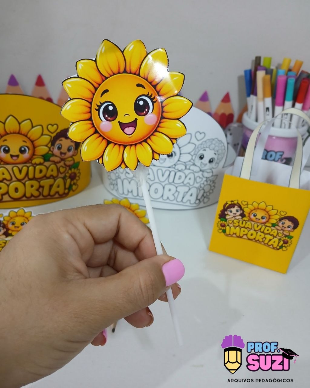 Kit de Lembrancinhas Setembro Amarelo – Sua Vida Importa! - Imagem 8