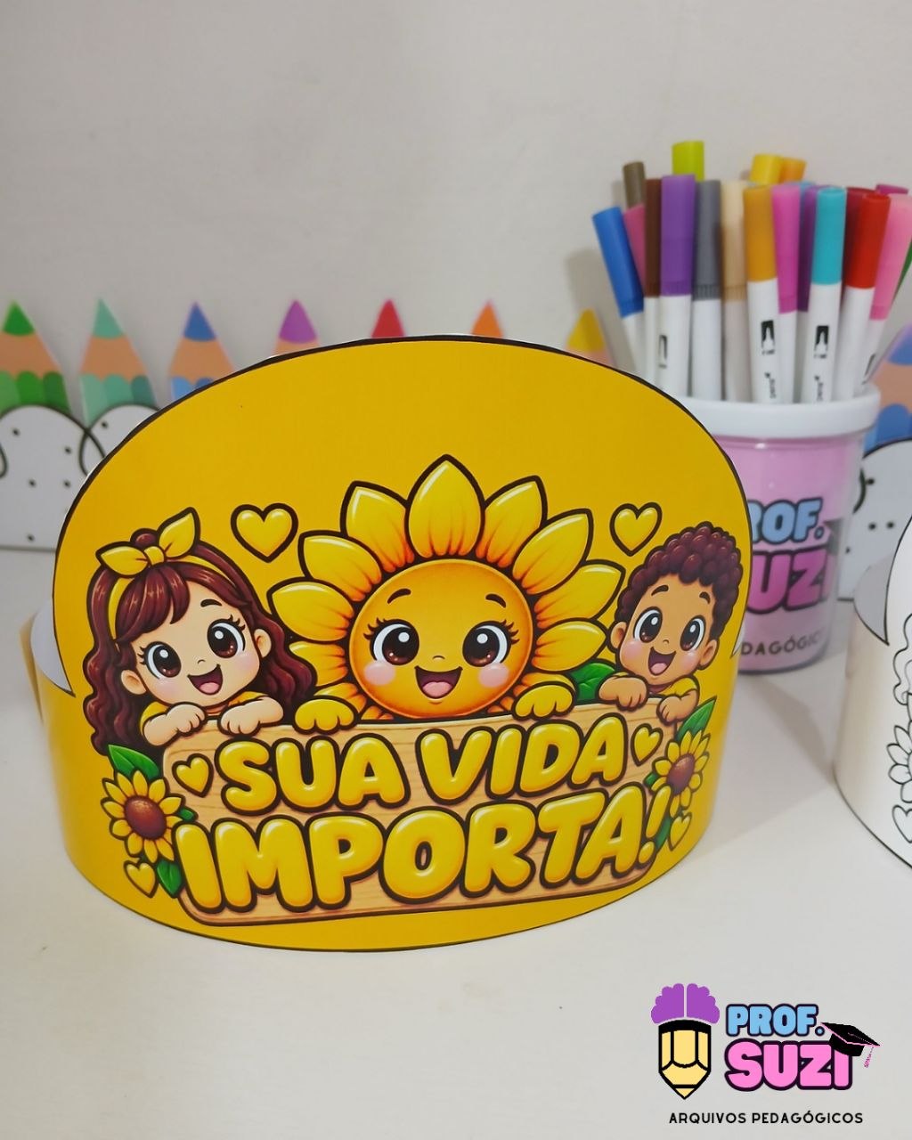 Kit de Lembrancinhas Setembro Amarelo – Sua Vida Importa! - Imagem 4