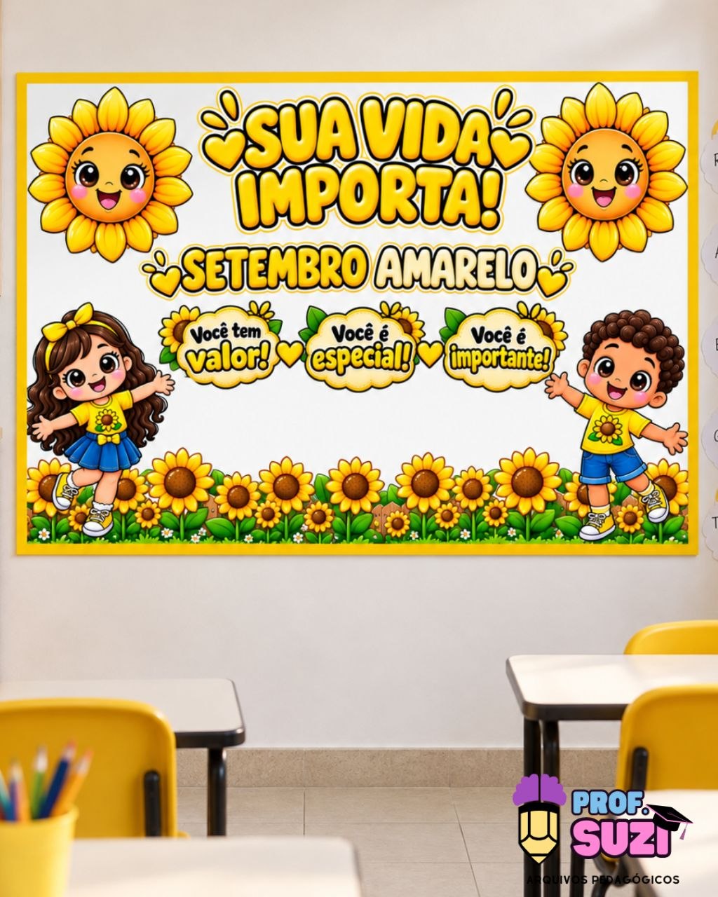 Painel Setembro Amarelo – Sua Vida Importa