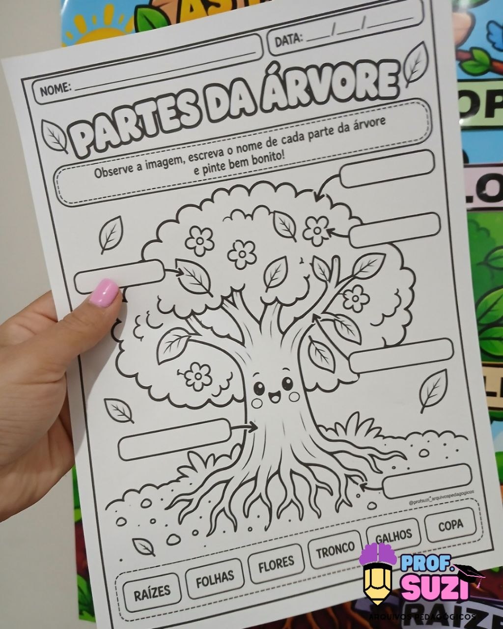 As Partes da Árvore – Cartaz Interativo - Imagem 4